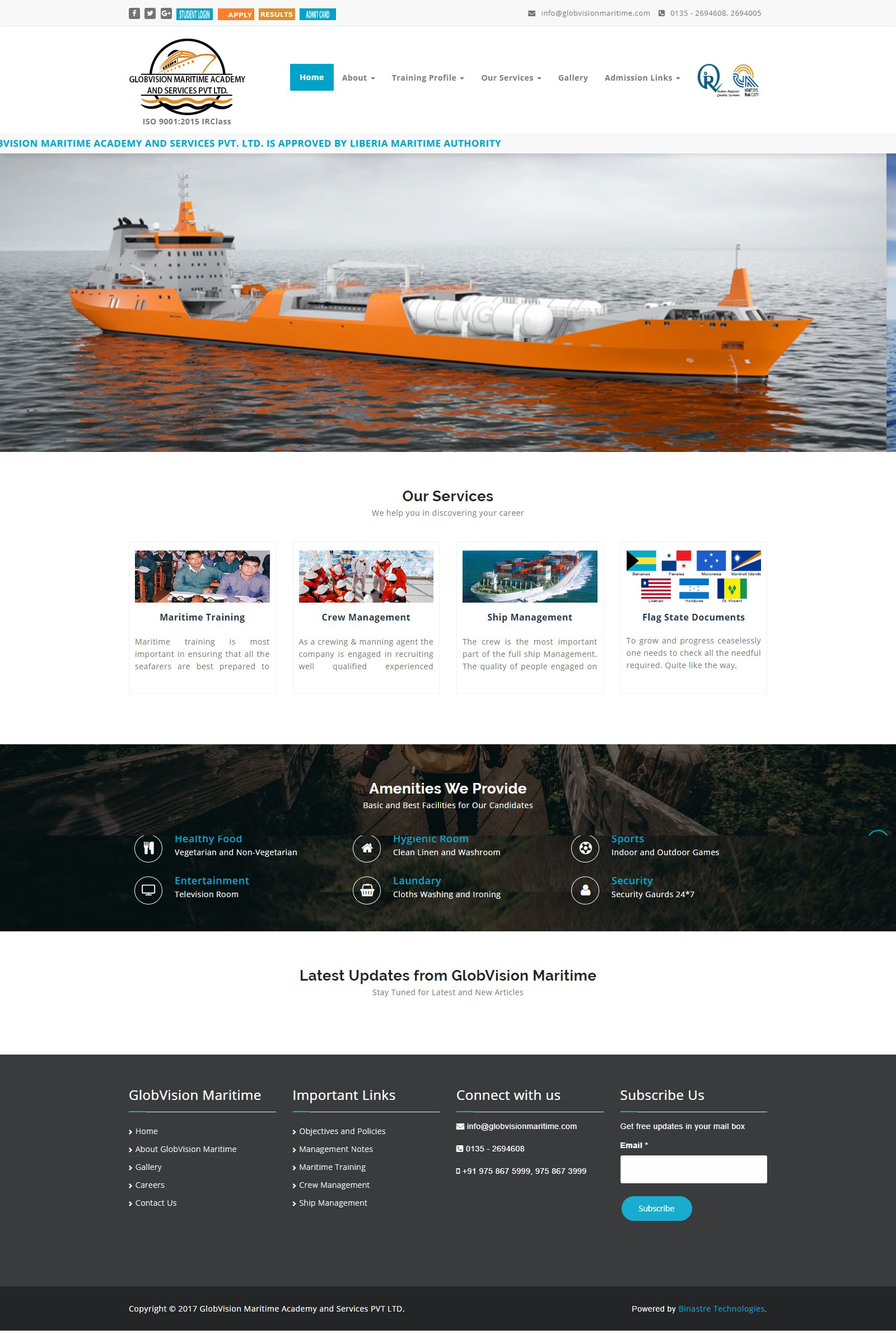 globvision-maritime-academy-and-services-pvt-ltd-homepage