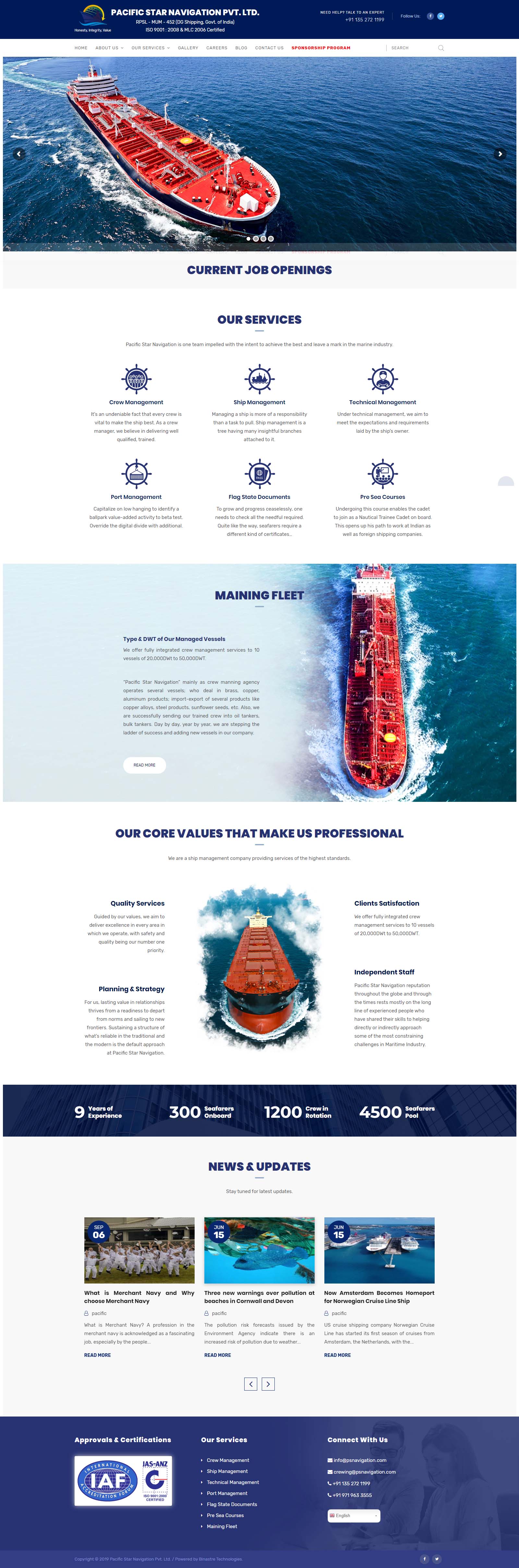 pacific-star-navigation-pvt-ltd-homepage